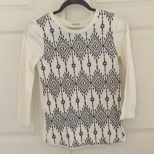 j crew 3/4 sleeve tee